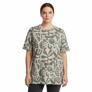 LE 31 par SIMONS 100% Linen Short Sleeve Crew Neck Tee Shirt Sz XL